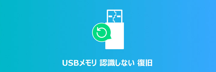 USBメモリ 認識しない 復旧