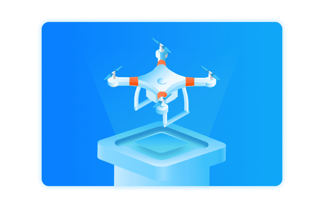 ドローンの復旧