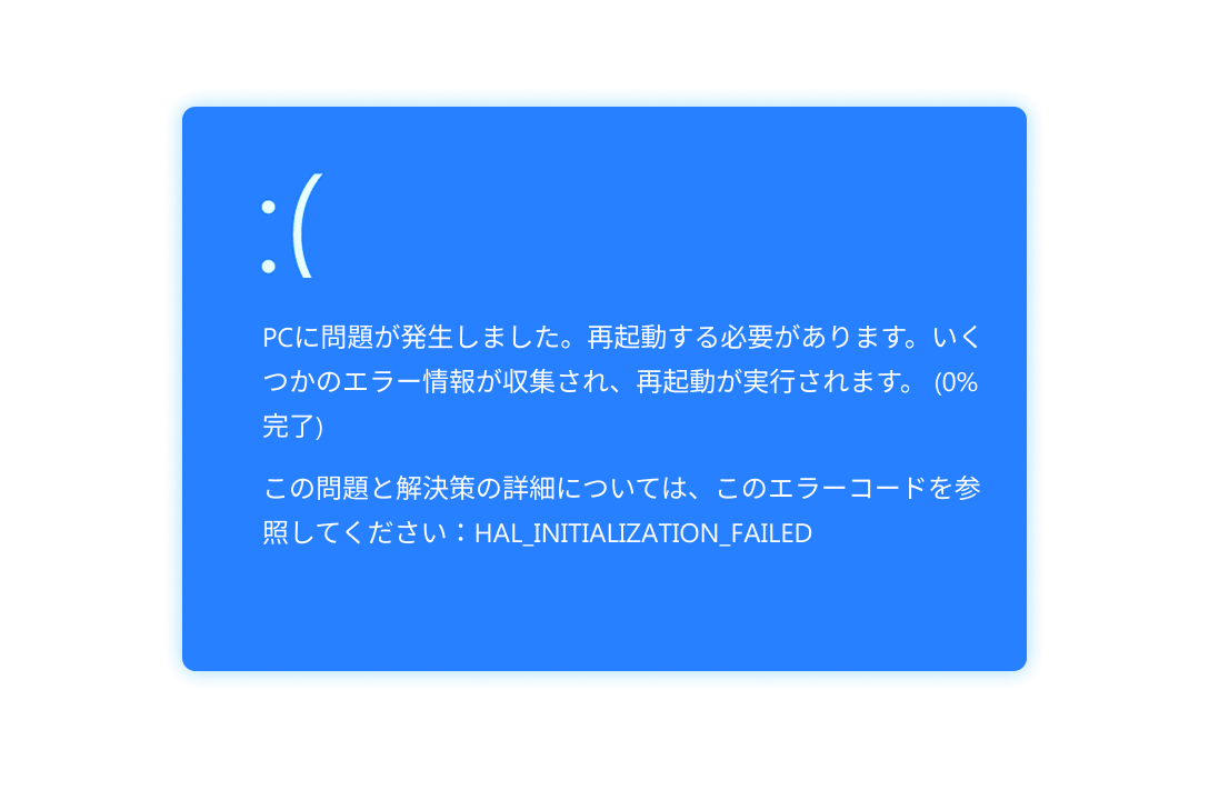 クラッシュしたOSの復元