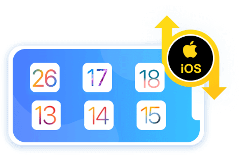 iOSバージョンを簡単にアップグレード、ダウングレード