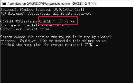 chkdskコマンドで認識しないmicroSDカードを修復