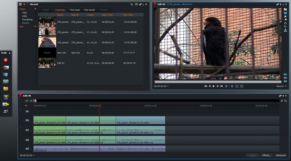LightworksでMP4動画を編集